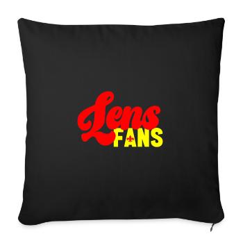 Lens Fans - Housse de coussin décorative 45 x 45 cm - noir - Devant