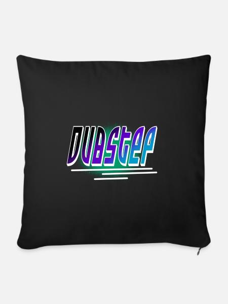Dubstep - Sofakissenbezug 45 x 45 cm - Schwarz