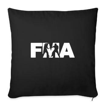 FMA Fighter - Sofa pillowcase 17,3'' x 17,3'' (45 x 45 cm) - black - Front