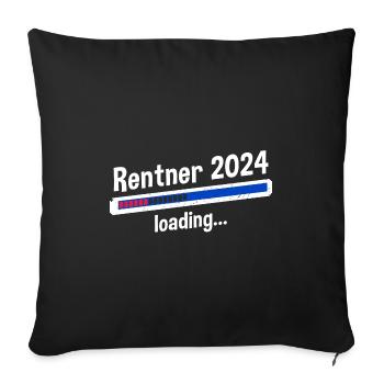 Rentner 2024 Loading... Rente 2024 - Sofakissenbezug 45 x 45 cm - Schwarz - Vorne