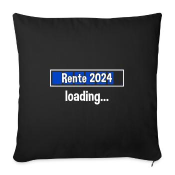 Rente 2024 Loading... Rente 2024 - Sofakissenbezug 45 x 45 cm - Schwarz - Vorne