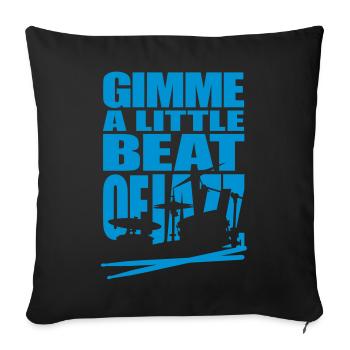 Gimme a little beat of Jazz - Housse de coussin décorative 45 x 45 cm - noir - Devant