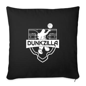 Basketteam Basketball Basketball - Housse de coussin décorative 45 x 45 cm - noir - Devant