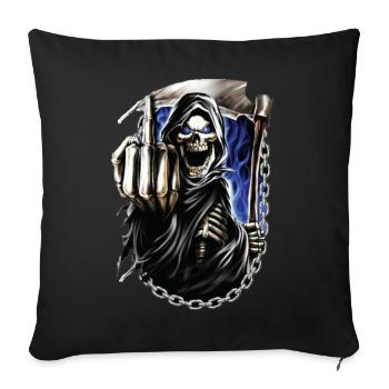 Reaper - Sofa pillowcase 17,3'' x 17,3'' (45 x 45 cm) - black - Front