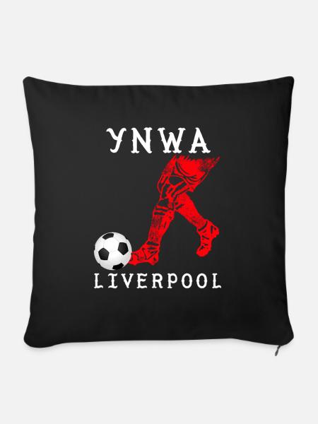 Liverpool liverpool - Sofakissenbezug 45 x 45 cm - Schwarz