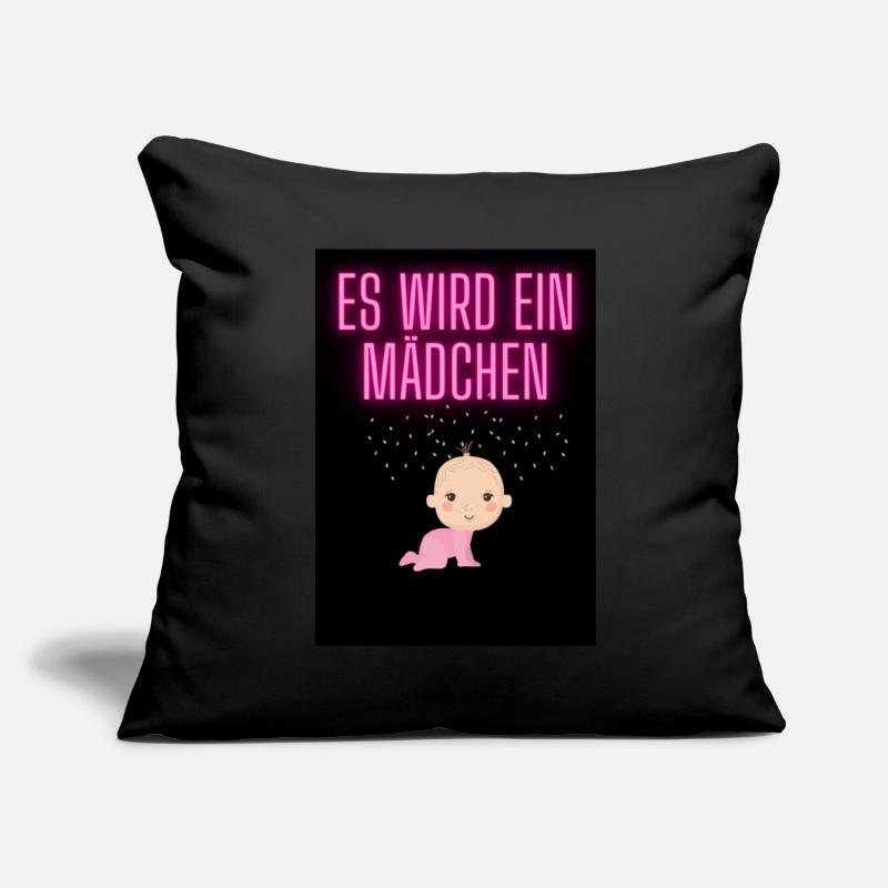 Es wird ein Mädchen Sofakissenbezug 45 x 45 cm