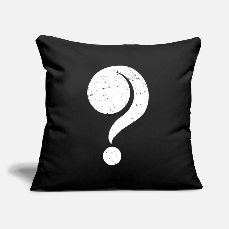 Question mark? Sixties Sofa pillowcase 17,3'' x 17,3'' (45 x 45 cm)