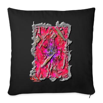 Créateur 2025 T-Shirt ORIGINAL PAUKNER GRNA - Housse de coussin décorative 45 x 45 cm - noir - Devant