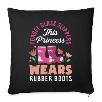 Garden & Plant Lovers Gifts - Sofa pillowcase 17,3'' x 17,3'' (45 x 45 cm) - black - Front