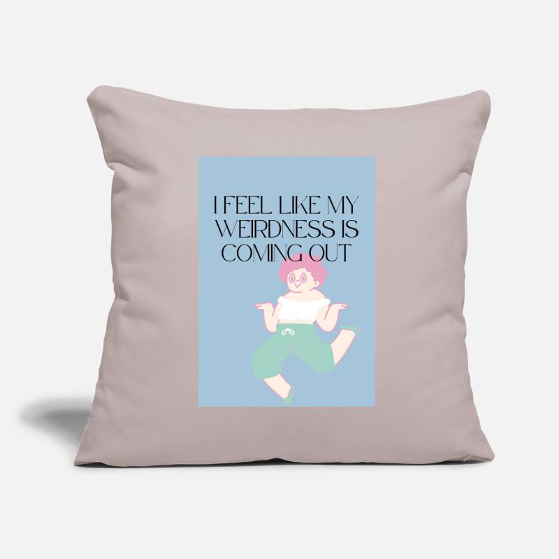 Sensation étrange Housse de coussin décorative 45 x 45 cm