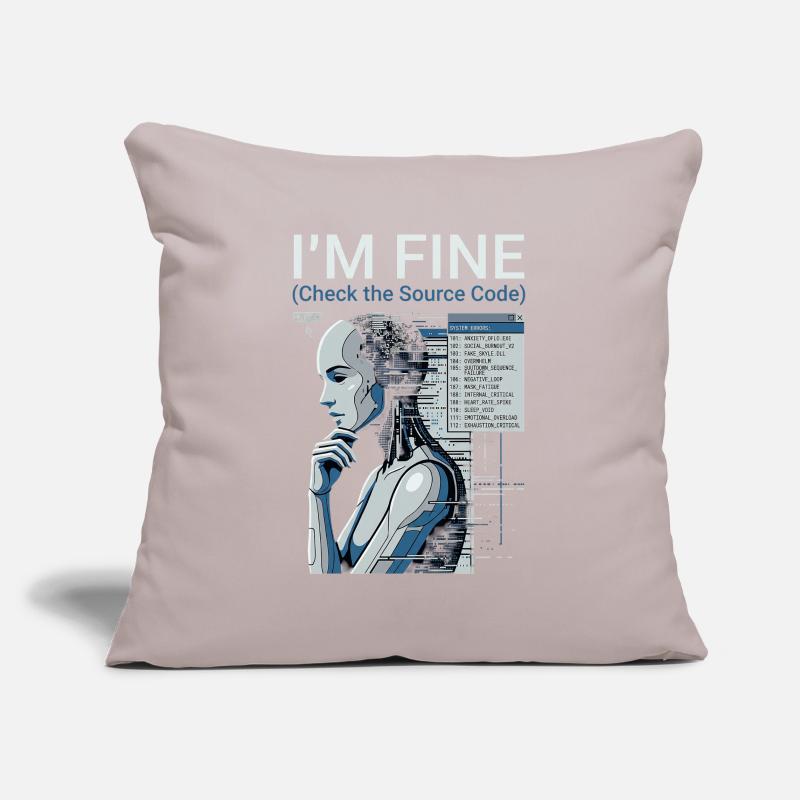 Check The Source Code Sofakissenbezug 45 x 45 cm