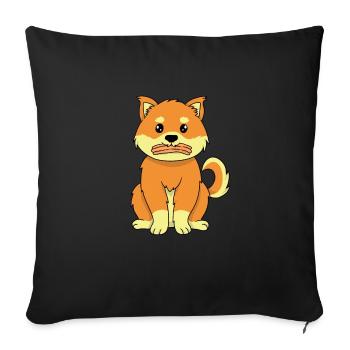 Churro Gift Mexico Food - Sofa pillowcase 17,3'' x 17,3'' (45 x 45 cm) - black - Front