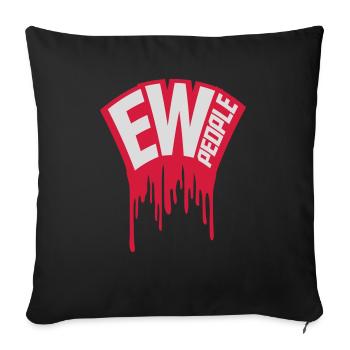 ew people lustiges Zitat - Sofakissenbezug 45 x 45 cm - Schwarz - Vorne