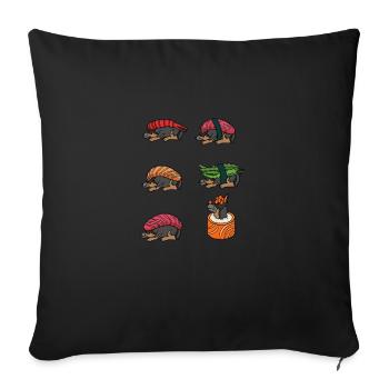 Australian Cattle Dog - Sofa pillowcase 17,3'' x 17,3'' (45 x 45 cm) - black - Front