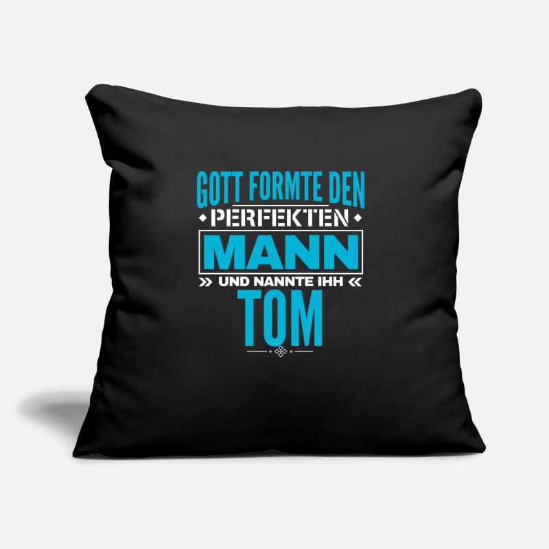 Tom Name Design Sofakissenbezug 45 x 45 cm
