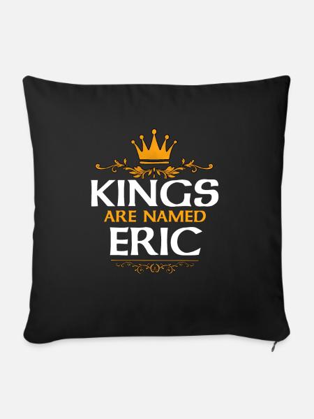 Eric - Sofakissenbezug 45 x 45 cm - Schwarz