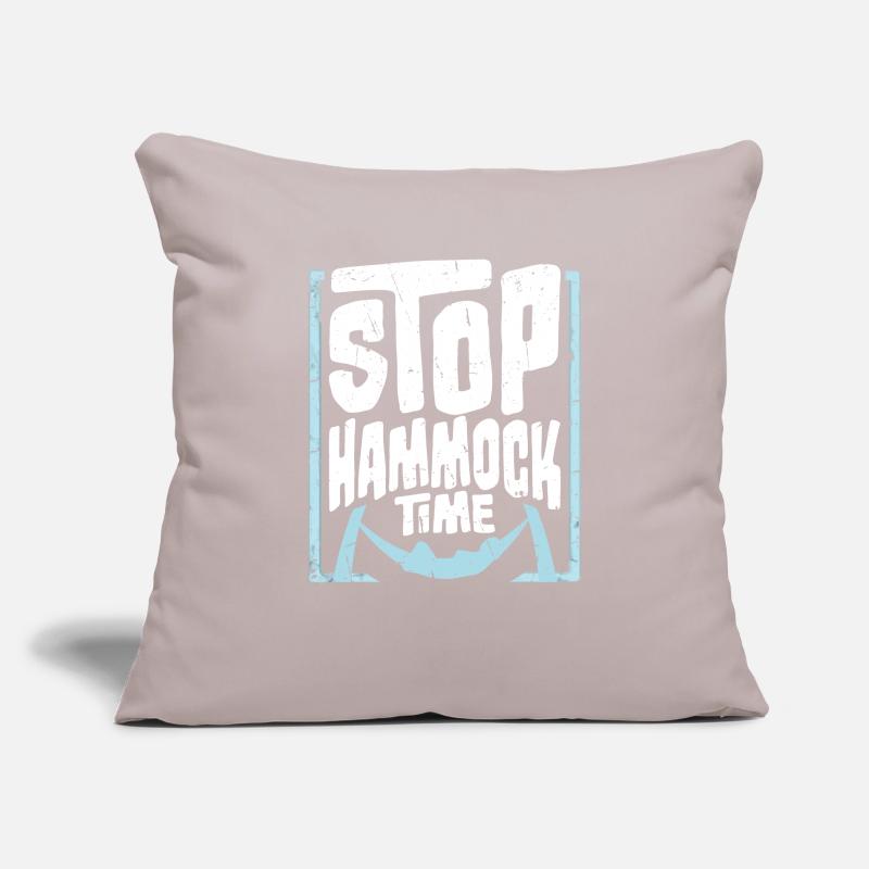 Funny Stop Hammock Time Relaxing Sleeping Camping Sofa pillowcase 17,3'' x 17,3'' (45 x 45 cm)