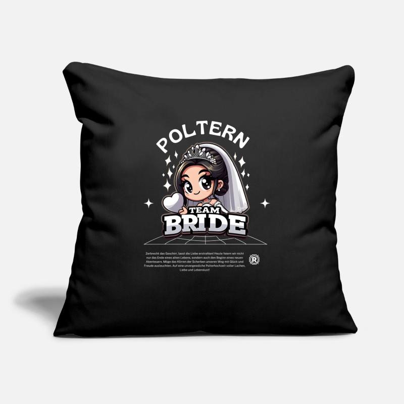 Team Bride - Strong together for a bachelor wedding Sofa pillowcase 17,3'' x 17,3'' (45 x 45 cm)