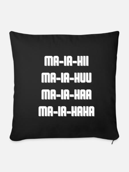Dragostea Din Tei Lyrics Lied Hit - Sofakissenbezug 45 x 45 cm - Schwarz
