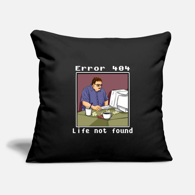 Lustiges Nerd Geek Computer Gamer Hacker Geschenk Sofakissenbezug 45 x 45 cm