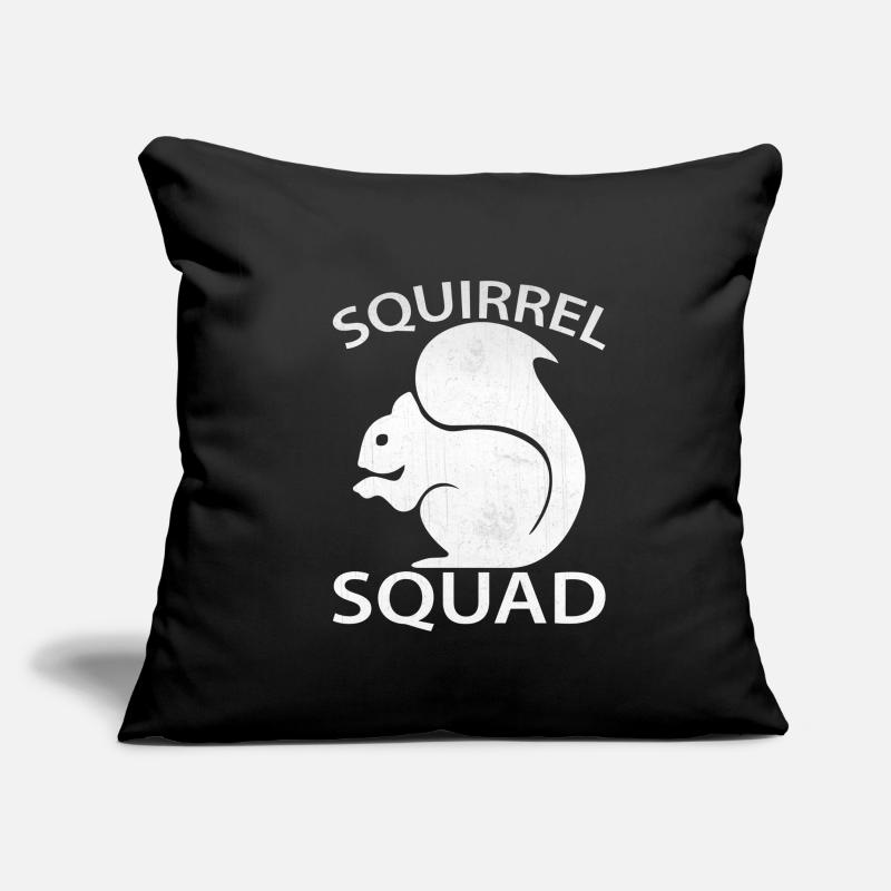 Squirrel Squad | Idée cadeau écureuil Housse de coussin décorative 45 x 45 cm