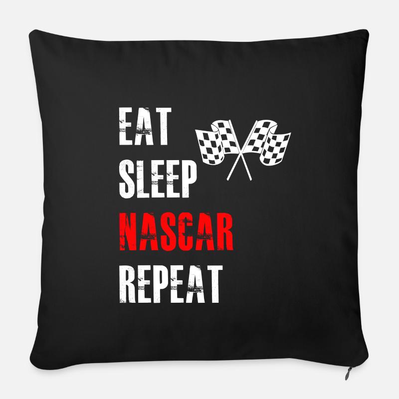Nascar - Sofakissenbezug 45 x 45 cm - Schwarz