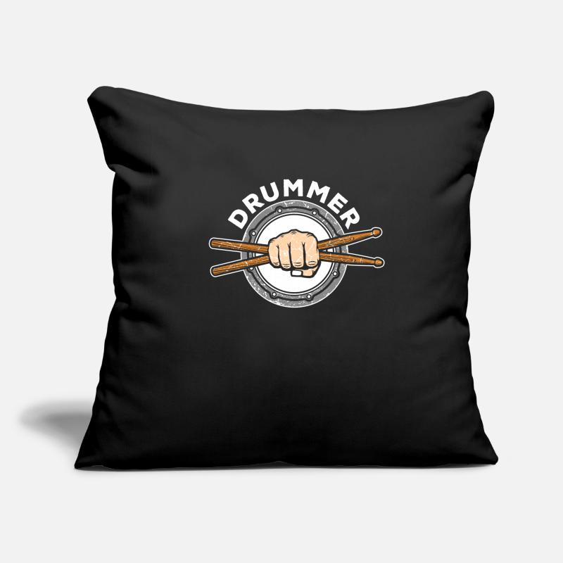 Drums Gift Drummer Percussion Sofa pillowcase 17,3'' x 17,3'' (45 x 45 cm)