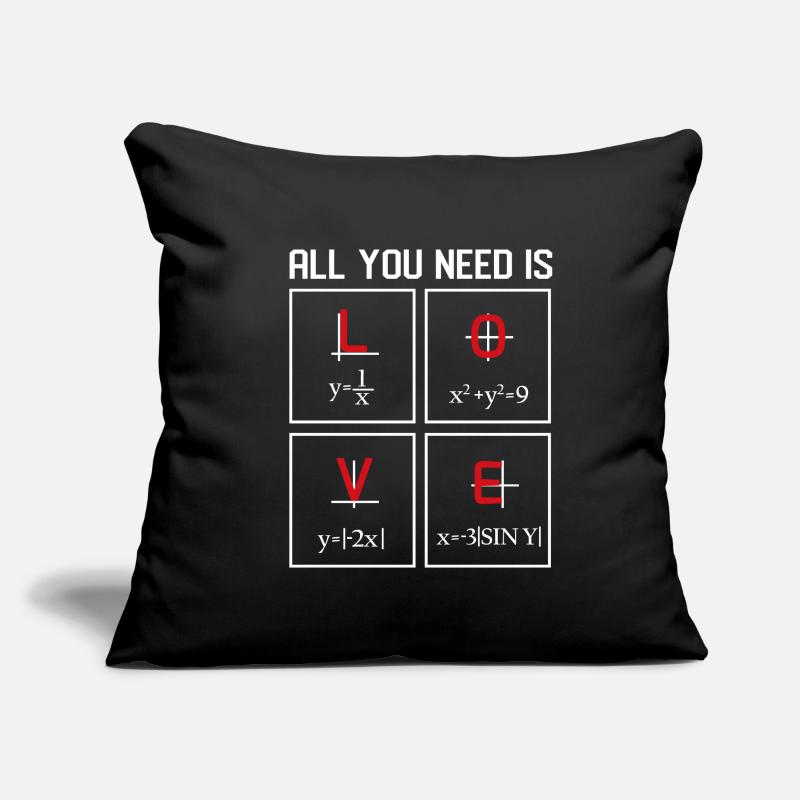 Conception mathématique Housse de coussin décorative 45 x 45 cm