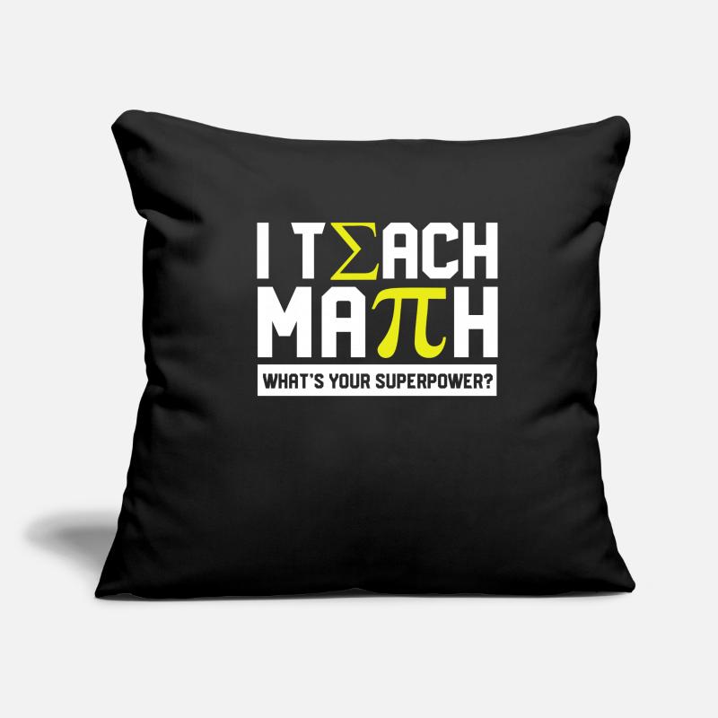 Conception mathématique Housse de coussin décorative 45 x 45 cm