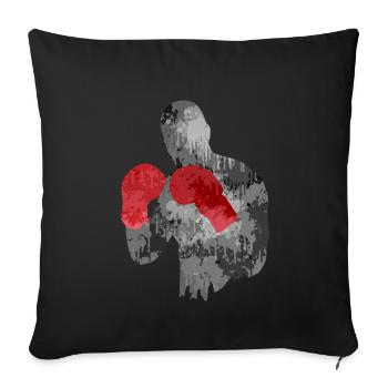 Martial Arts Boxing Contact Sports Fighter MMA Gift - Sofa pillowcase 17,3'' x 17,3'' (45 x 45 cm) - black - Front
