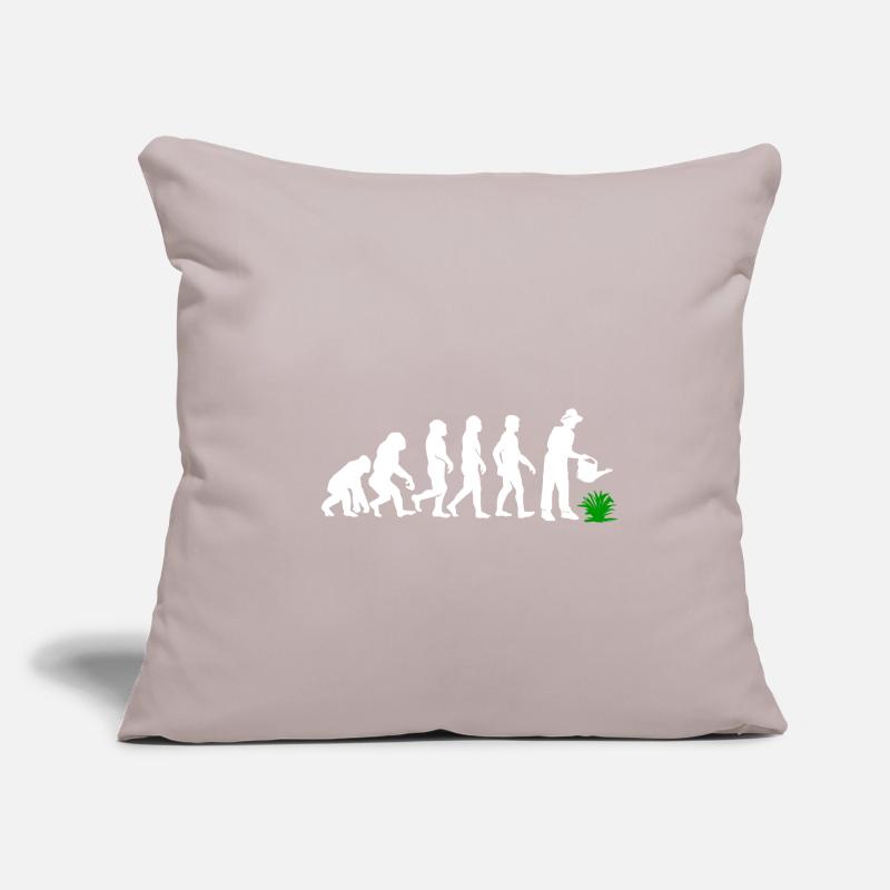 Jardinier évolution Housse de coussin décorative 45 x 45 cm
