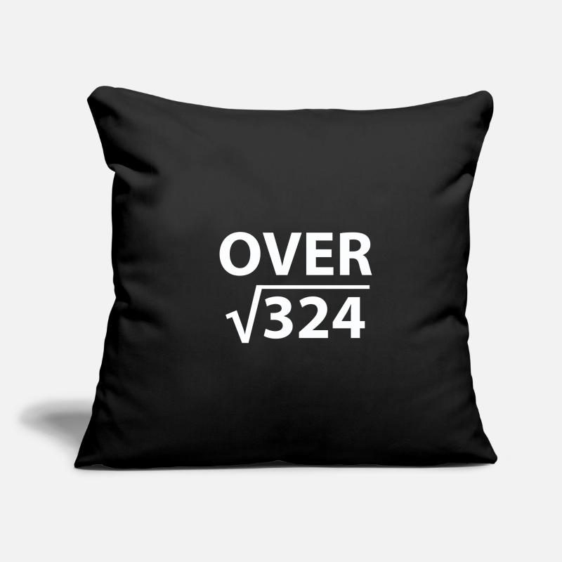 I'm Over 18 Square Root Sofa pillowcase 17,3'' x 17,3'' (45 x 45 cm)