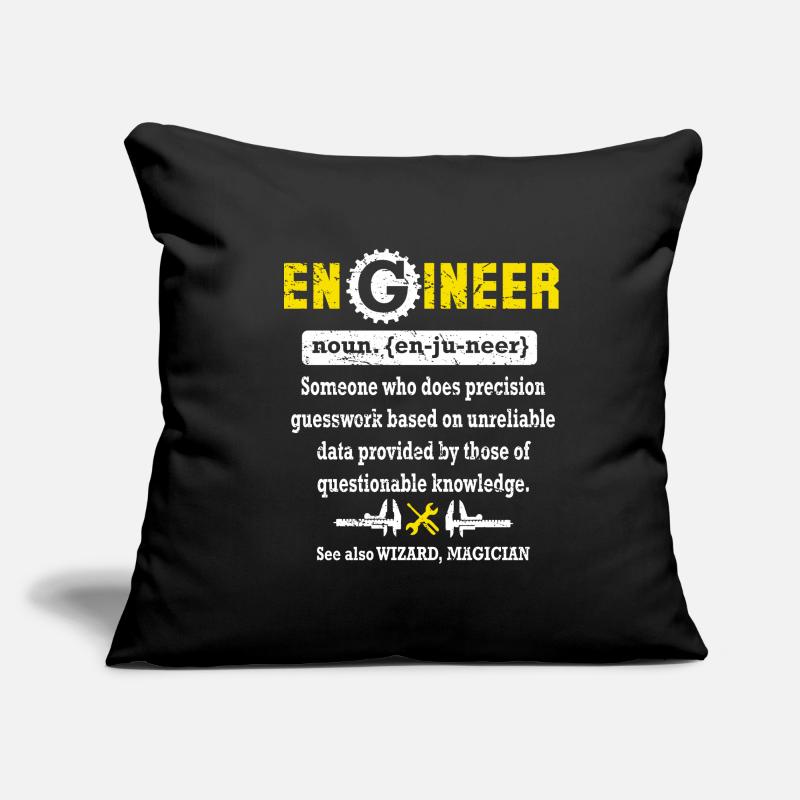 Mechanical Engineer Electrical Electrical Engineer Sofa pillowcase 17,3'' x 17,3'' (45 x 45 cm)