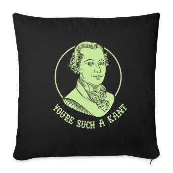 You're looking for a Kant T-Shirt - Sofa pillowcase 17,3'' x 17,3'' (45 x 45 cm) - black - Front