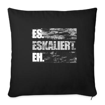 Ca dégénère quand même - une party amusante - Housse de coussin décorative 45 x 45 cm - noir - Devant