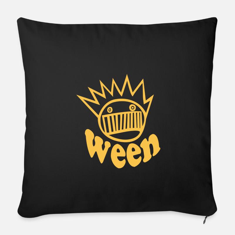 Ween Hemd - Sofakissenbezug 45 x 45 cm - Schwarz