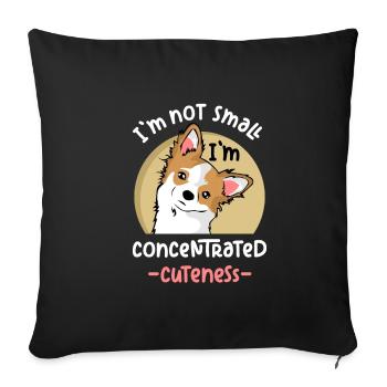 Chihuahua love owner miss lovers sweetie - Sofa pillowcase 17,3'' x 17,3'' (45 x 45 cm) - black - Front