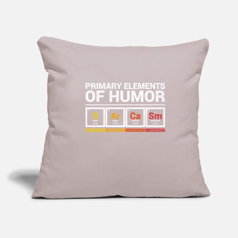 Sarcasm | Humor | Chemistry Elements Gift Idea Sofa pillowcase 17,3'' x 17,3'' (45 x 45 cm)