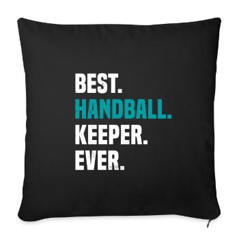 Gardien Gardien Gardien Club de Handball Lustig - Housse de coussin décorative 45 x 45 cm - noir - Devant