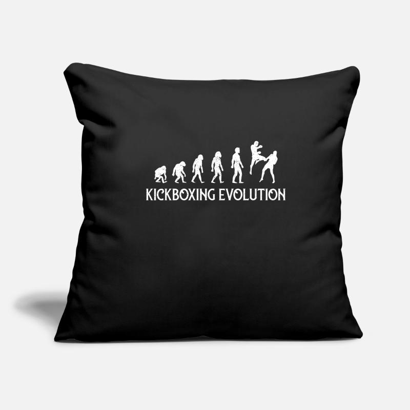 KICKBOXING EVOLUTION KAMPFSPORT Retro Sofakissenbezug 45 x 45 cm