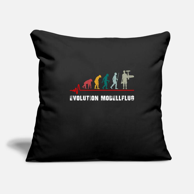 Modèle vol évolution rétro vintage cadeau Housse de coussin décorative 45 x 45 cm