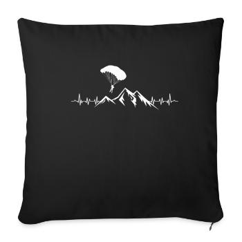 Parachute Springer Parachute - Sofa pillowcase 17,3'' x 17,3'' (45 x 45 cm) - black - Front