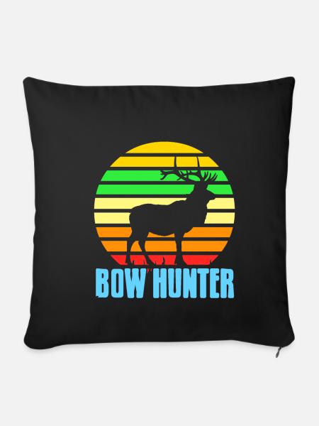 Bow Hunter - Sofakissenbezug 45 x 45 cm - Schwarz