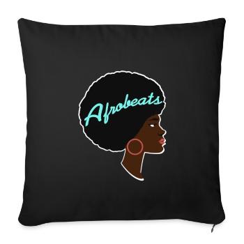 Pride Arobeats Black history music - Sofa pillowcase 17,3'' x 17,3'' (45 x 45 cm) - black - Front