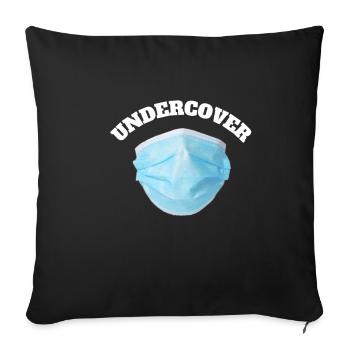 Undercover by HOB Products - Sofa pillowcase 17,3'' x 17,3'' (45 x 45 cm) - black - Front
