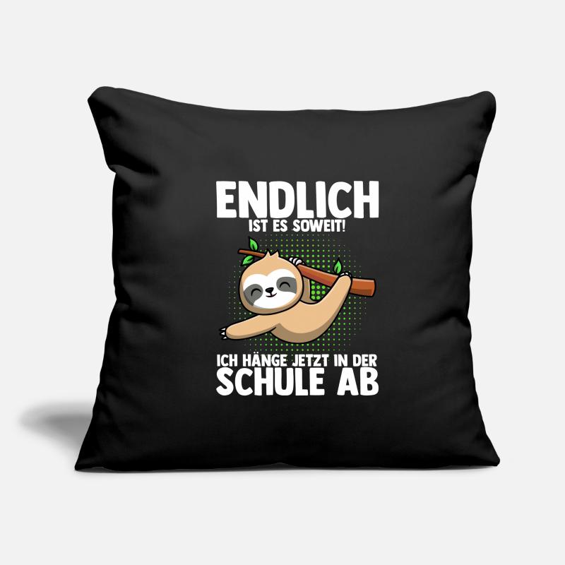 Endlich Schule Bye Kindergarten Schule Geschenk Sc Sofakissenbezug 45 x 45 cm