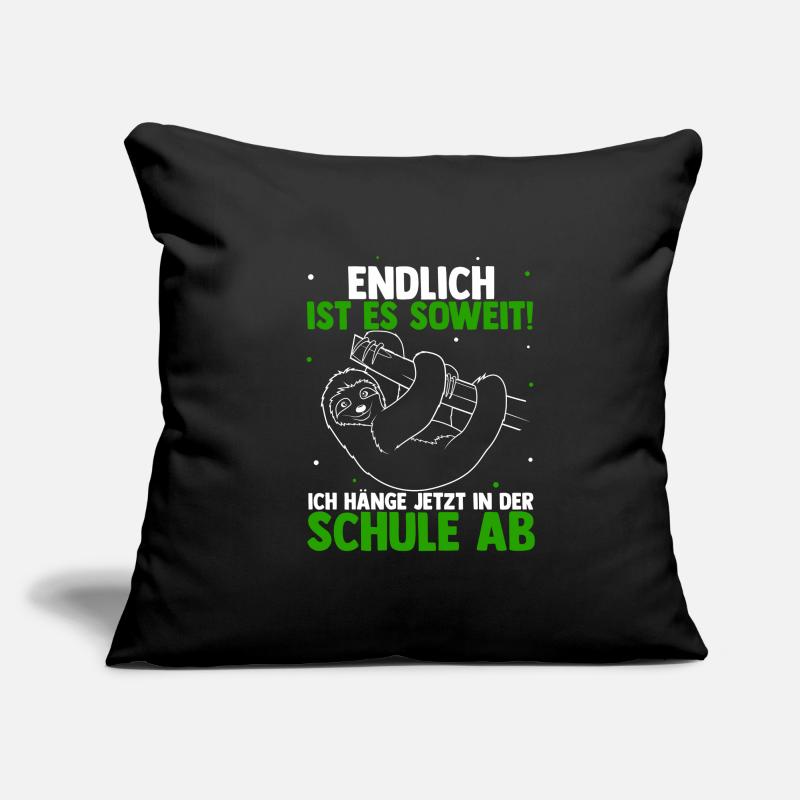 Endlich Schule Bye Kindergarten Schule Geschenk Sc Sofakissenbezug 45 x 45 cm