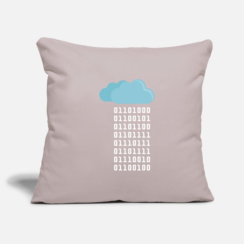 Cloud Computing Coder Programmer Computer Scientist Sofa pillowcase 17,3'' x 17,3'' (45 x 45 cm)