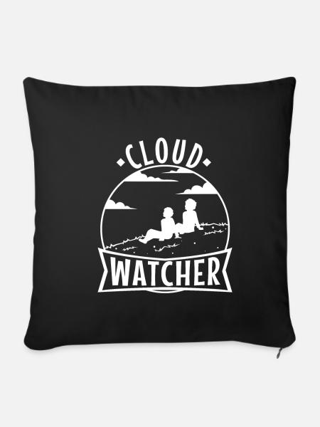 Cloud Watcher - Sofakissenbezug 45 x 45 cm - Schwarz