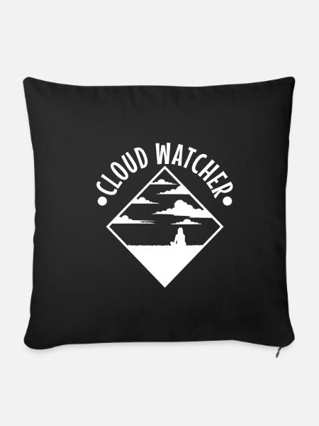 Cloud Watcher - Sofakissenbezug 45 x 45 cm - Schwarz